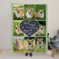 Hueso personalizado con 8 fotos Manta suave con nombre Decoración del hogar Uso diario Regalo de cumpleaños para dueños de mascotas