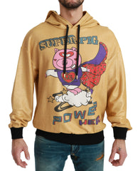 Men's Gold Pig Of The Year Hooded Sweater Cotton Clothing
