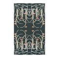 Golden Orchid Garden Accent Rug