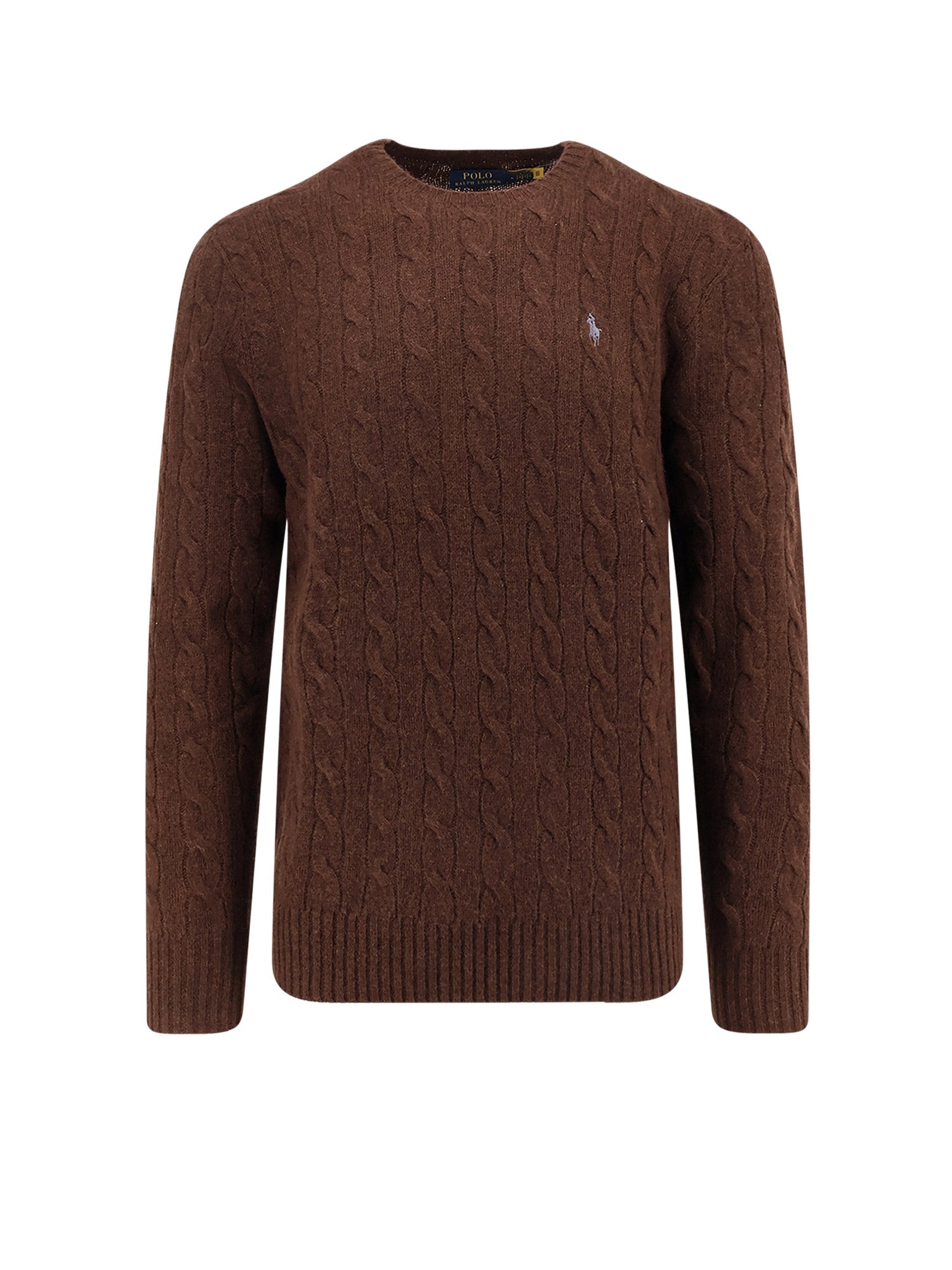 Polo Ralph Lauren Sweaters Cacao Brown Heather Lana Cashmere - L