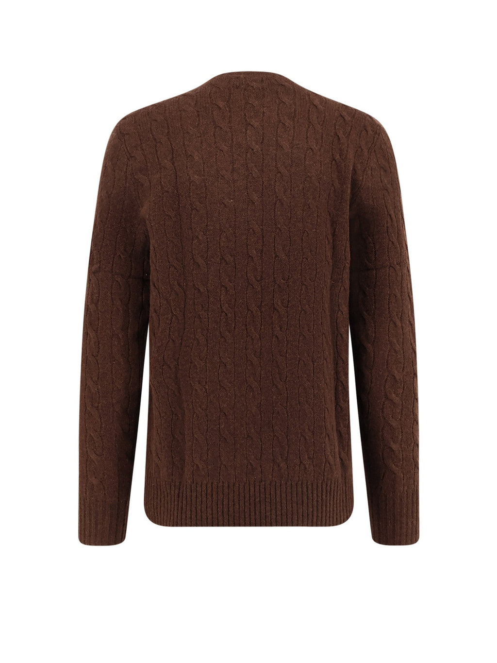 Polo Ralph Lauren Sweaters Cacao Brown Heather Lana Cashmere - L