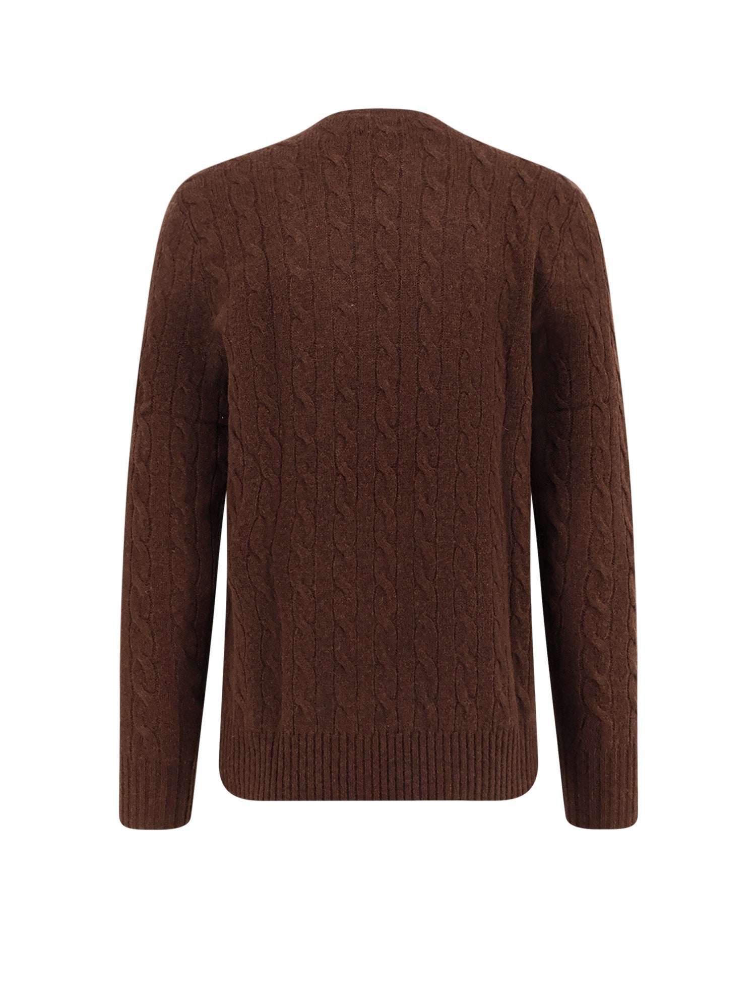 Polo Ralph Lauren Sweaters Cacao Brown Heather Lana Cashmere - L
