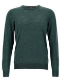 Barba Wool and Silk Blend Sweater — Green