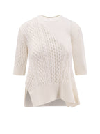 Sacai Sweaters Beige Cotton - 1