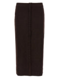 Victoria Beckham Bottoni Midi Skirt