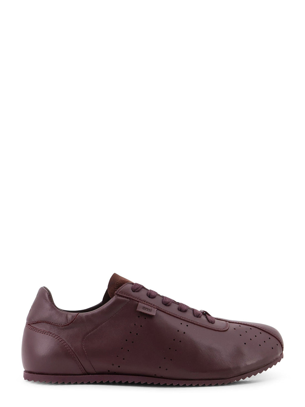 Ami Paris Sneakers Cerise Cuir D'agneau - 40