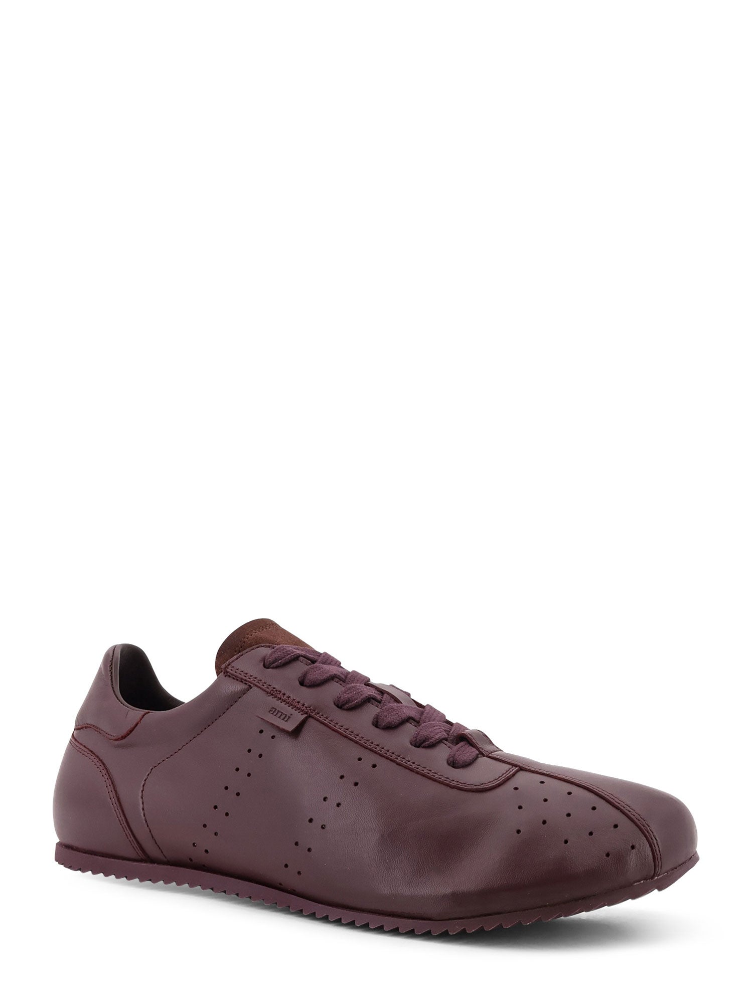 Ami Paris Sneakers Cerise Cuir D'agneau - 40