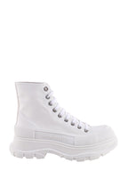 Alexander McQueen Sneakers White Canvas - 45
