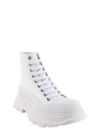 Alexander McQueen Sneakers White Canvas - 45