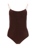 OséRee Lumiere Maillot One-Piece Swimsuit — Brown