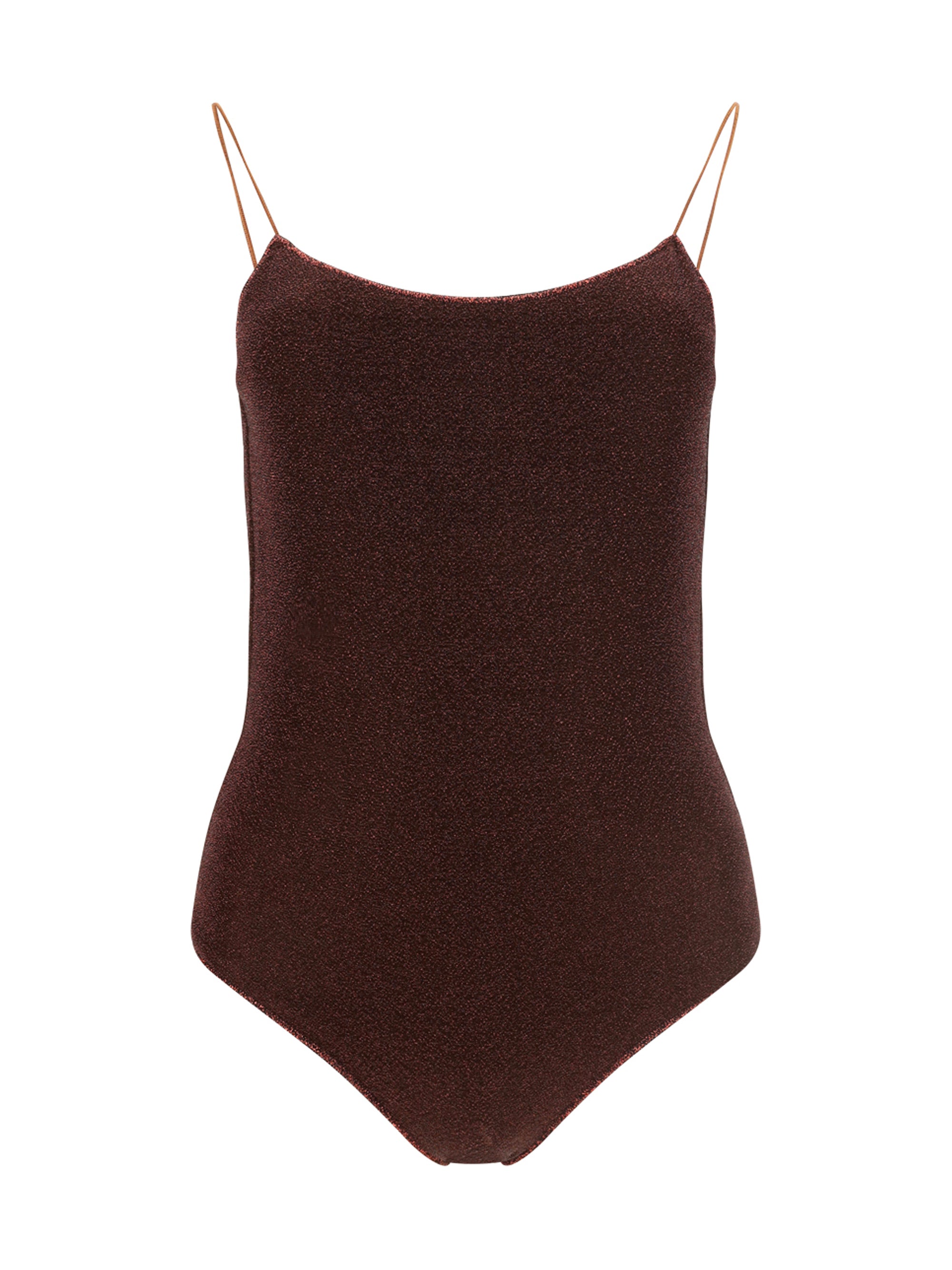 OséRee Lumiere Maillot One-Piece Swimsuit — Brown