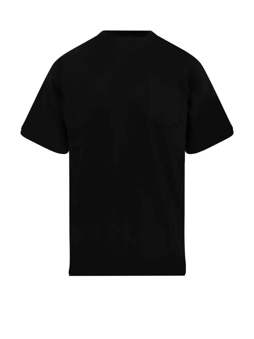 Sacai T-shirts and Polos Black Cotton