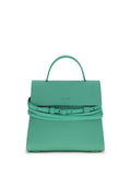 Moschino Tie Me Top Handle Bag — Green