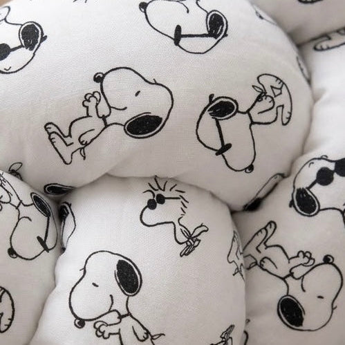 TRENZA PROTECTORA CAPAZO de COCHECITO | Colección Especial SNOOPY Blanco (Pre-Order)