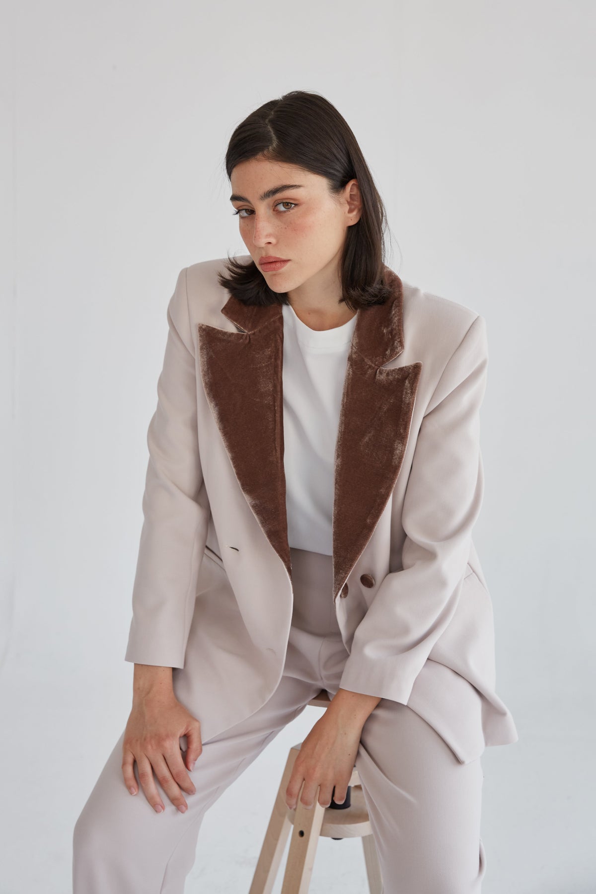 Chaqueta Virginia blanco hielo