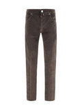 Jacob Cohen Straight-Leg Corduroy Trousers — Brown