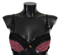 Women's Black Pink Lace Push Up Bra Underwear Viscose Nylon Clothing