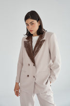 Chaqueta Virginia blanco hielo