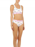 Women's White Two-Piece Sleepwear My Little Pony Bikini Cotton Clothing