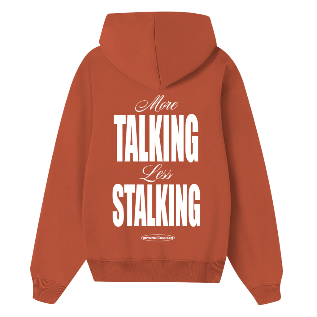 Orange Less Stalking Hoodie