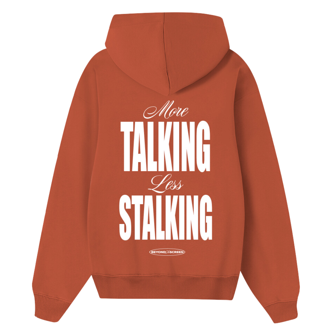 Orange Less Stalking Hoodie