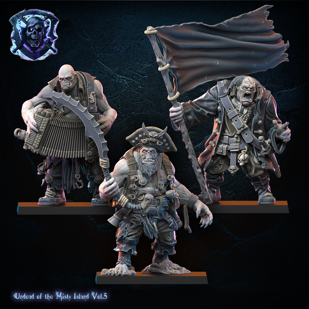 Undead Ogre Regiment, Lost Kingdom Miniatures