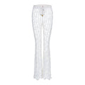 White Vanilla Handmade Crochet Pants