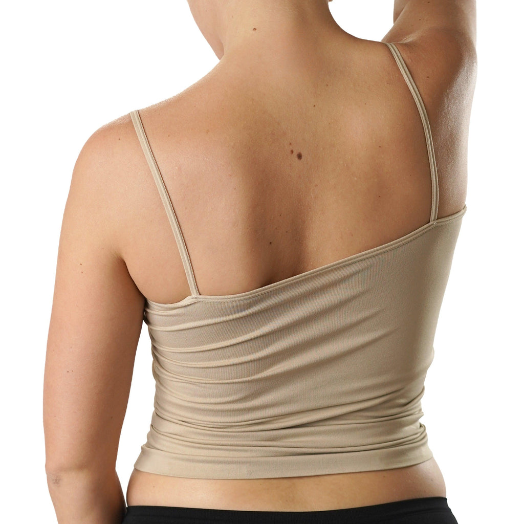 FEVI | Pack de 6 Camisetas de Tirantes en 1 o 3 Colores: Blanco, Negro, Beige | Talla Única de la S a la L