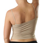 FEVI | Pack de 6 Camisetas de Tirantes en 1 o 3 Colores: Blanco, Negro, Beige | Talla Única de la S a la L