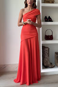 Off Shoulder Ruched Flare Maxi Dress(in 9 Colors!)
