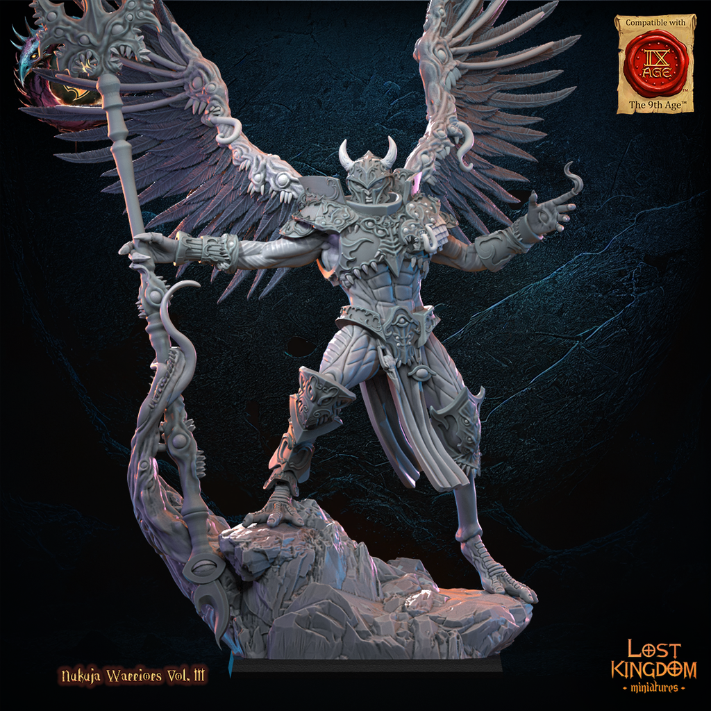Exalted Herald of Nukuja, Lost Kingdom Miniatures