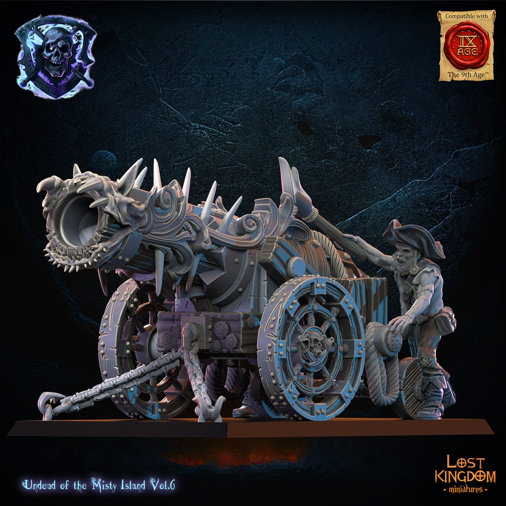 Trench Cannon, Lost Kingdom Miniatures