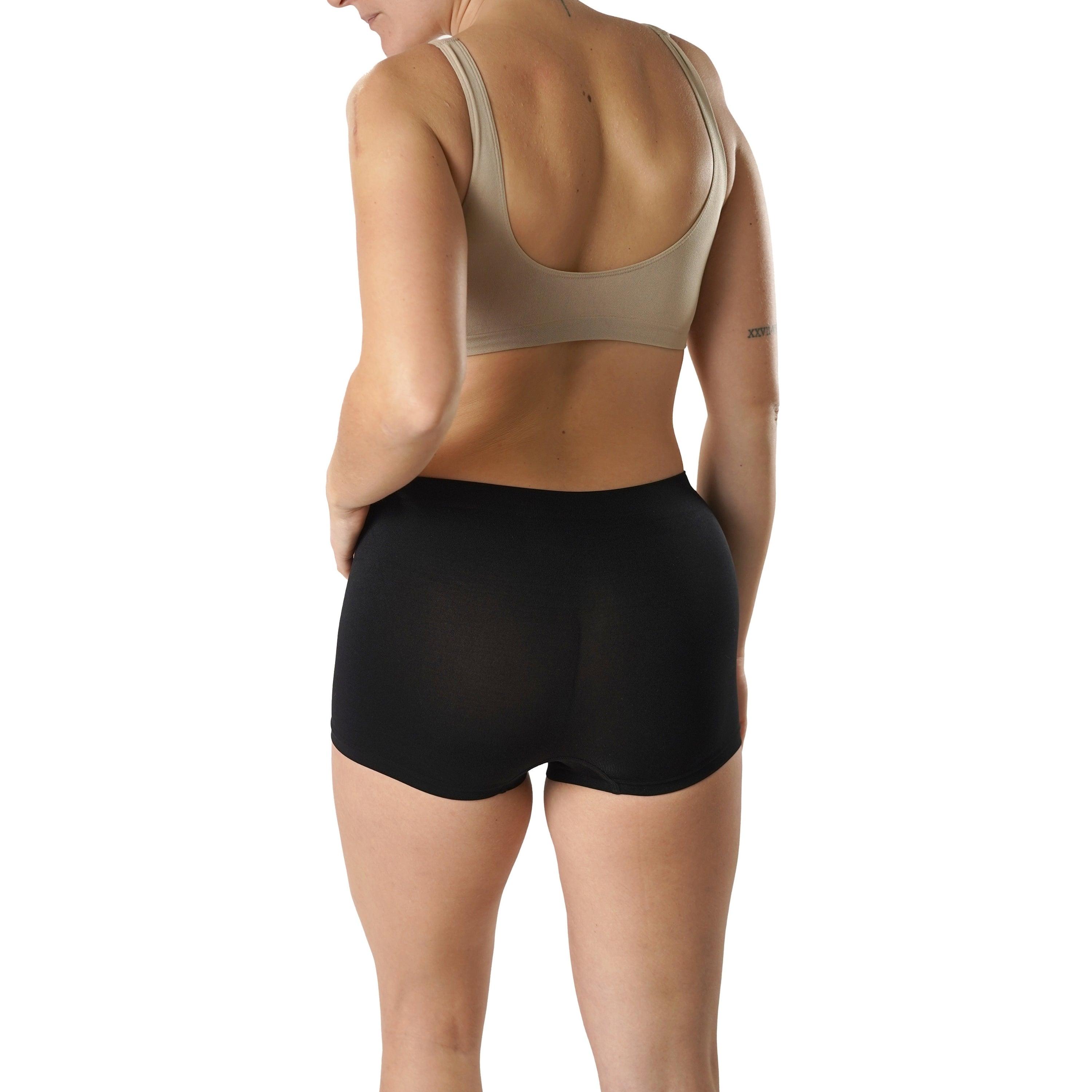 FEVI | Pack de 6 Culottes en 1 o 3 colores diferentes: Negro, Blanco y Beige | Talla única