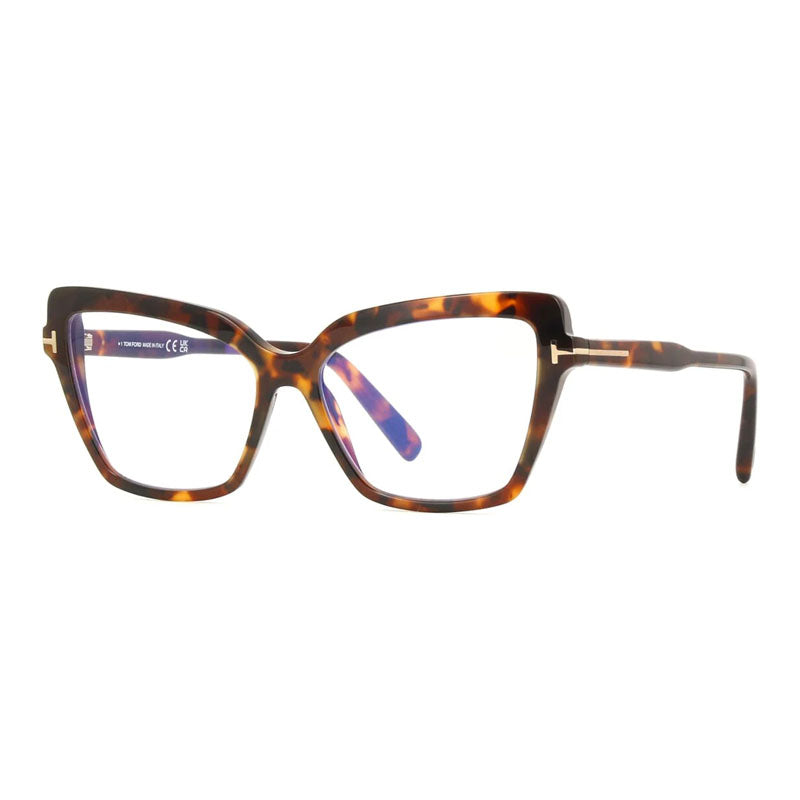 Tom Ford FT5948-B052 Tortoiseshell Acetate Eyeglasses — Brown
