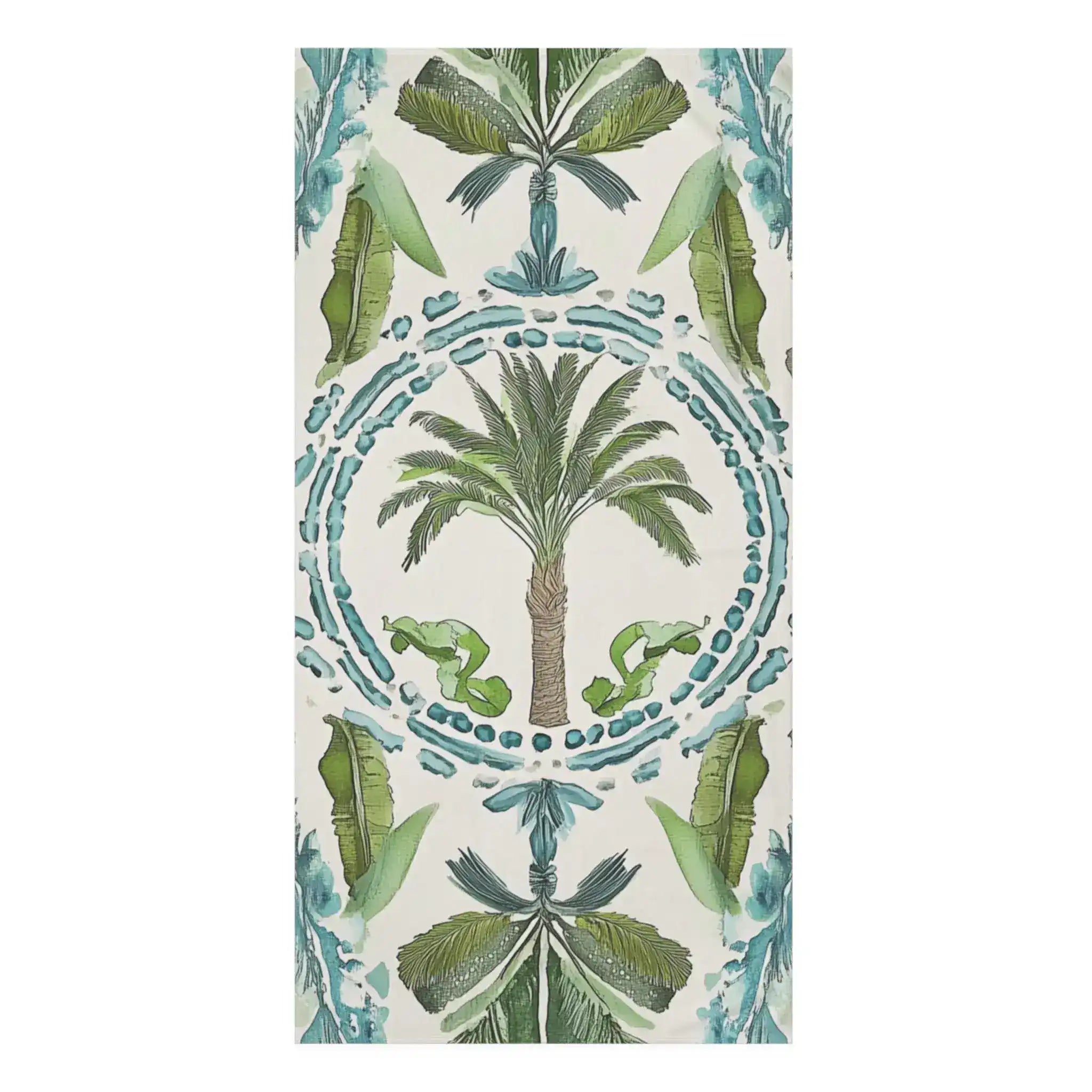 Tropical Oasis Palm Bath Towel