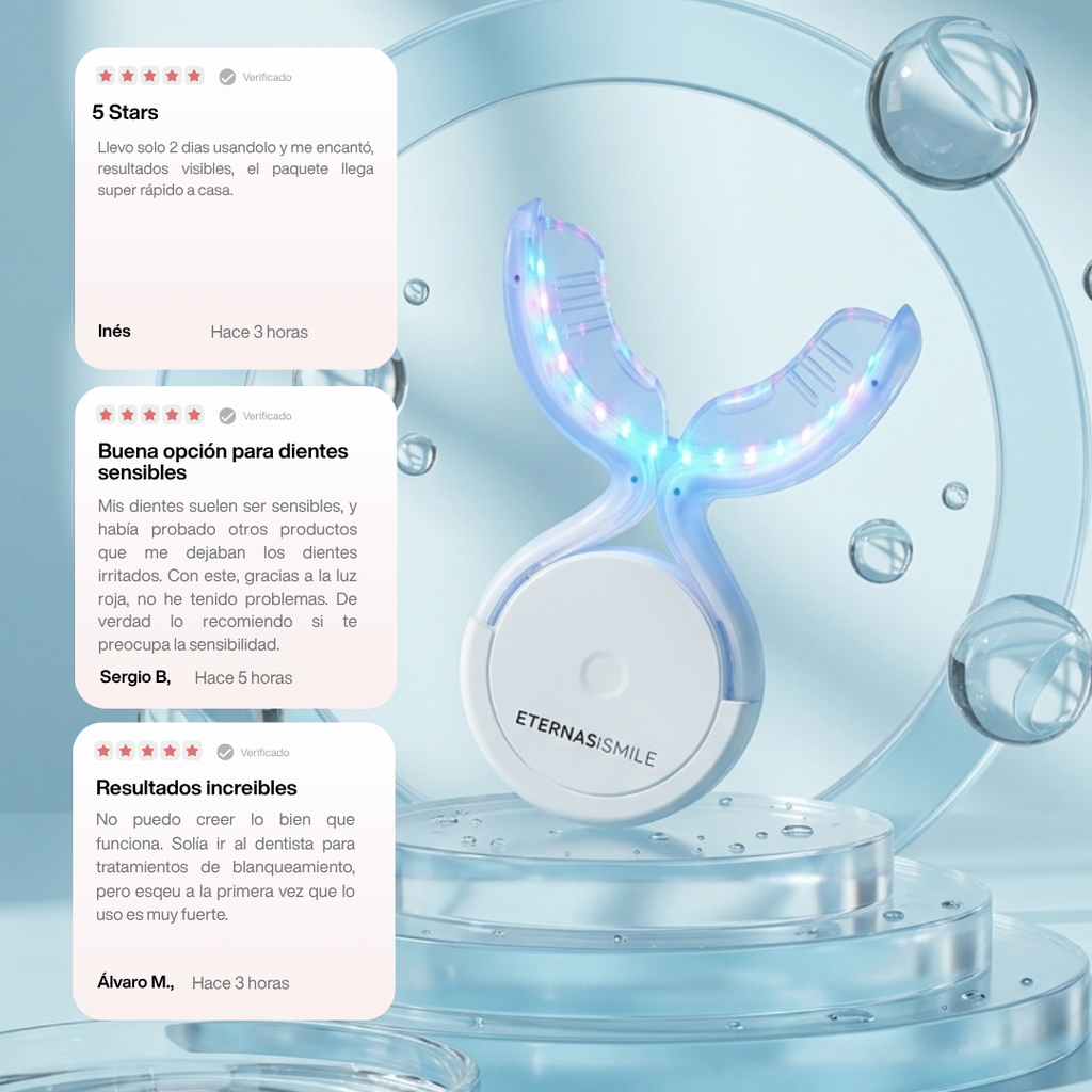 Kit Blanqueamiento Dental Profesional Tecnología Luz Dual