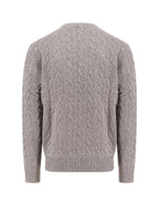 Polo Ralph Lauren Sweaters Fawn Grey Heather Lana Cashmere - L