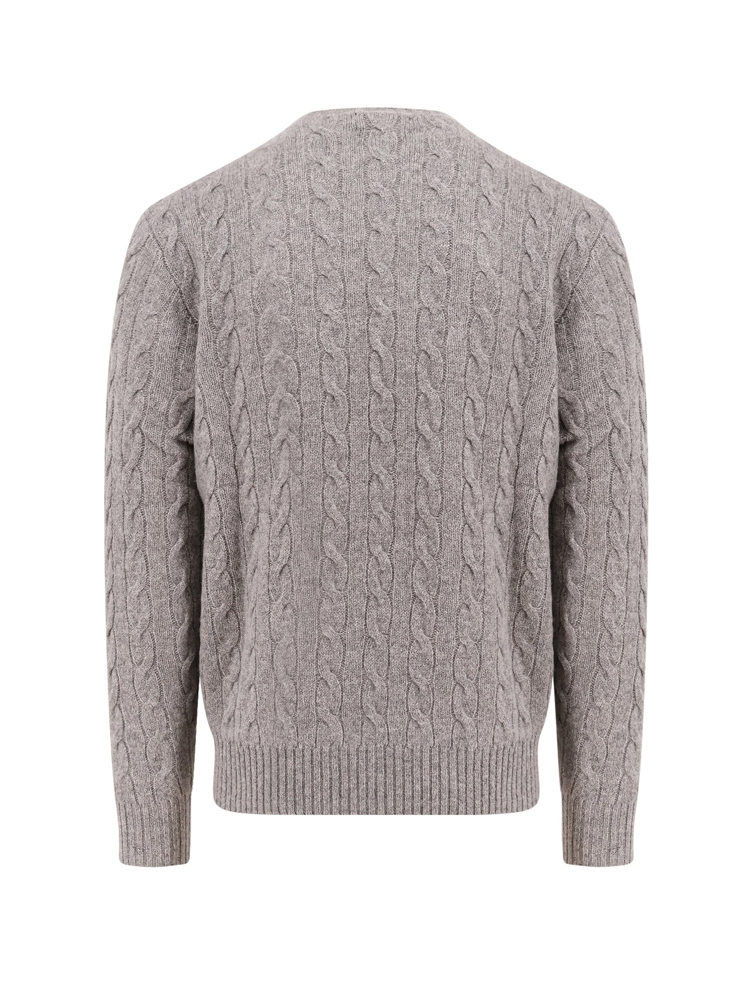Polo Ralph Lauren Sweaters Fawn Grey Heather Lana Cashmere - L