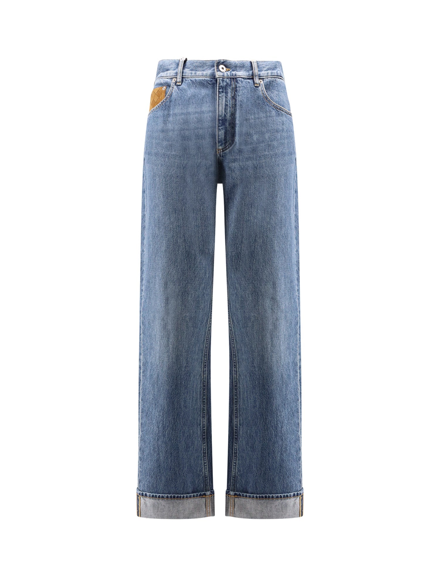 Bottega Veneta Jeans Mid Blue Cotone - 36