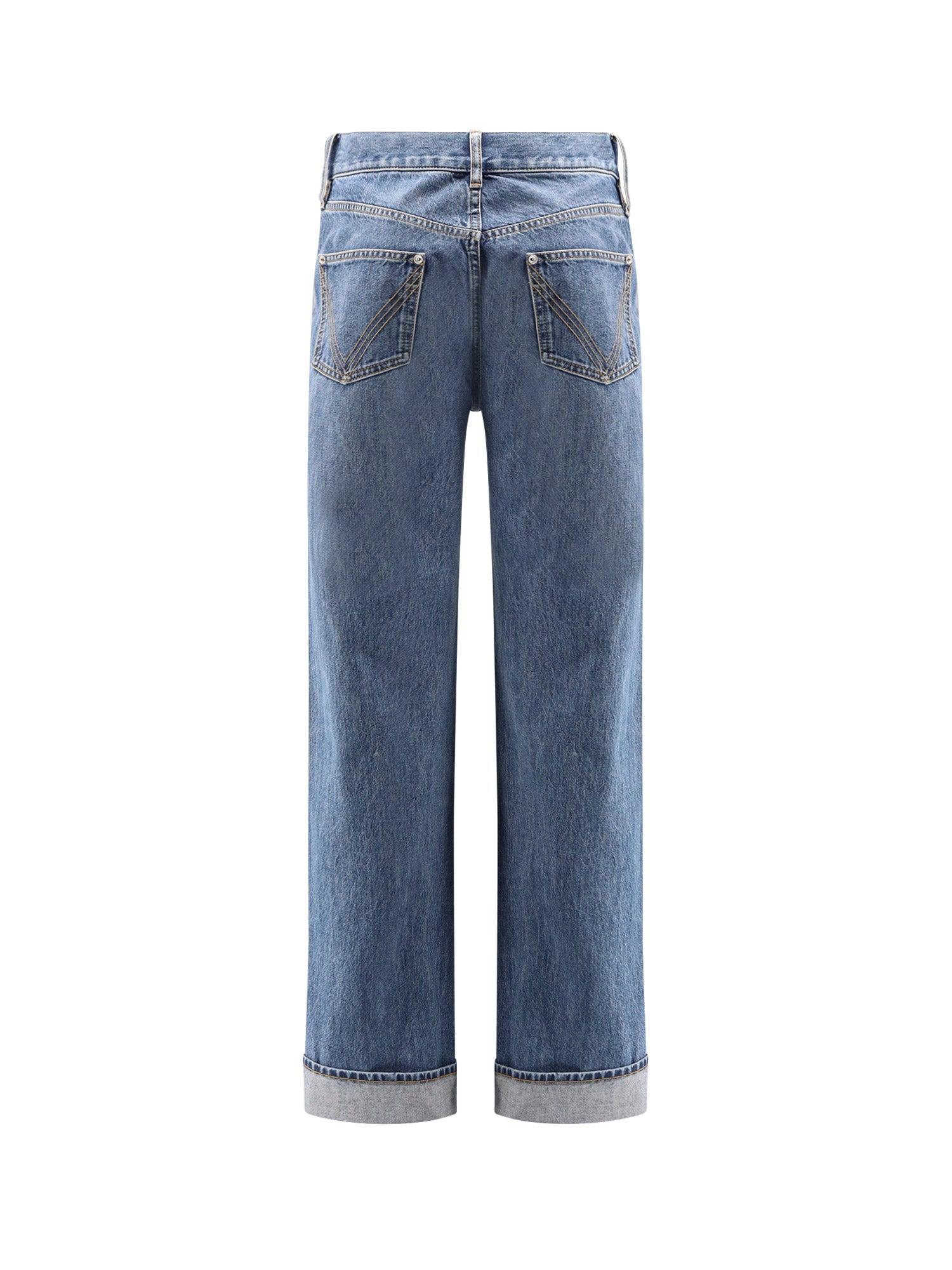 Bottega Veneta Jeans Mid Blue Cotone - 36