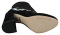 Women's Black Suede Lamore Ebellezza Boots Shoes Lambskin