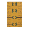 Leopards and Palms Border Accent rug