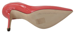 Women's Patent Leather Heels Pink