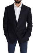 Men's Black Wool Single Breasted Napoli Blazer Virgin Clothing
