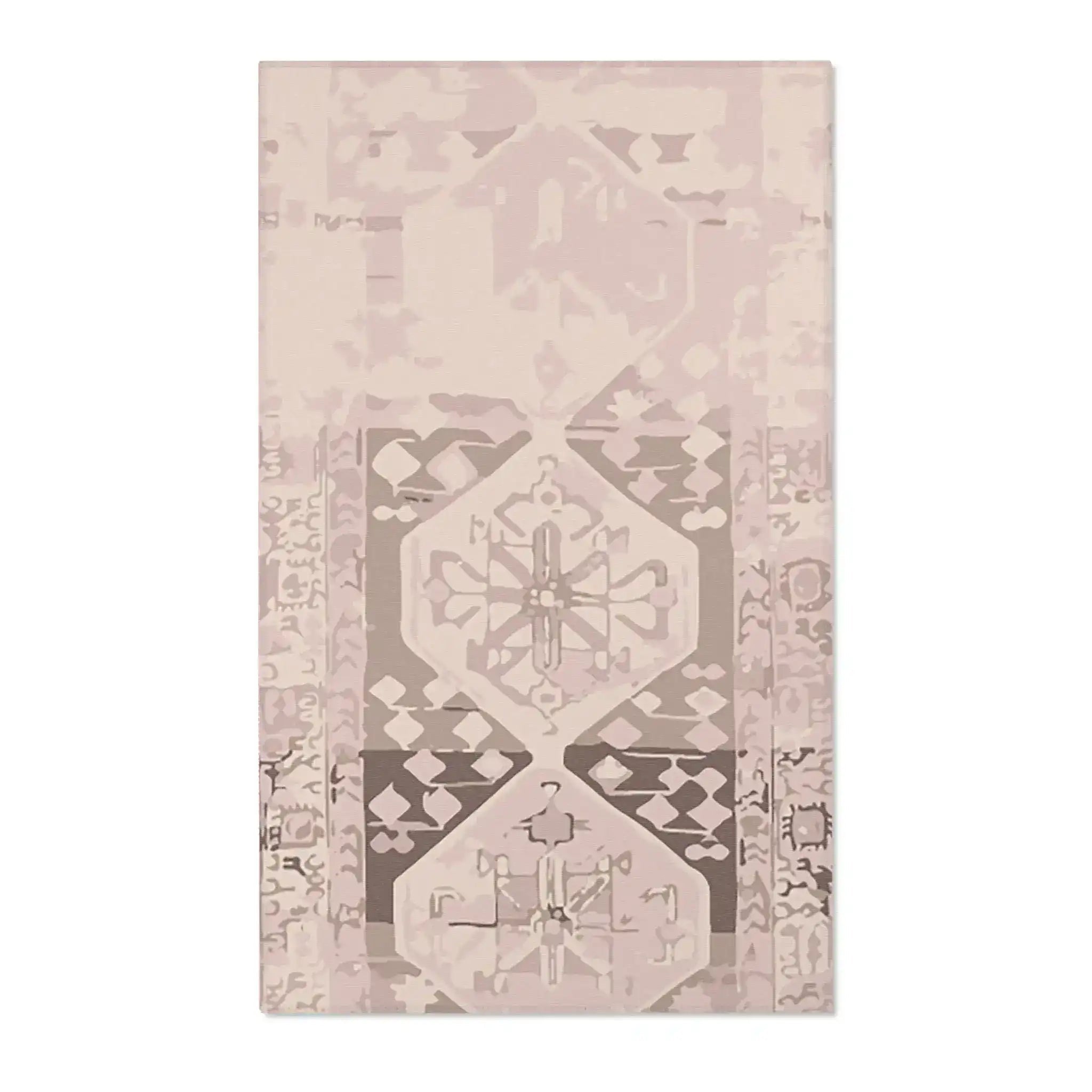 Faded Vintage Medallion Accent Rug