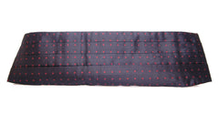 Men's Black Waist Tuxedo Smoking Belt Cummerbund Silk