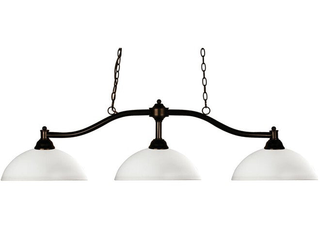 Z-Lite Chance Dome Matte Opal Table Light