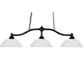 Z-Lite Chance Dome White Linen Table Light