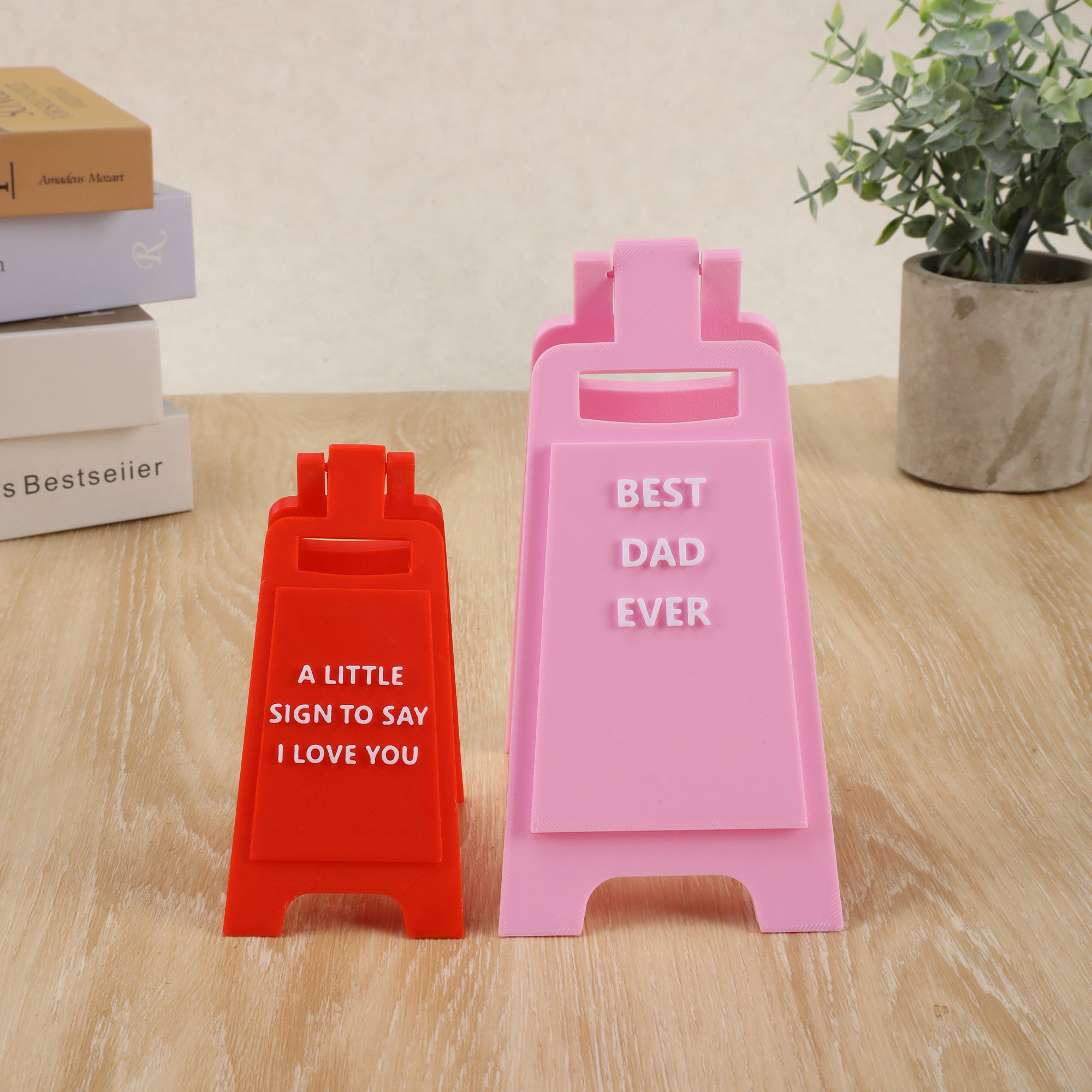 Personalizado 3D impreso texto en forma de A Mini Love Sign Escritorio Decoración Día de San Valentín Aniversario Regalo para Parejas