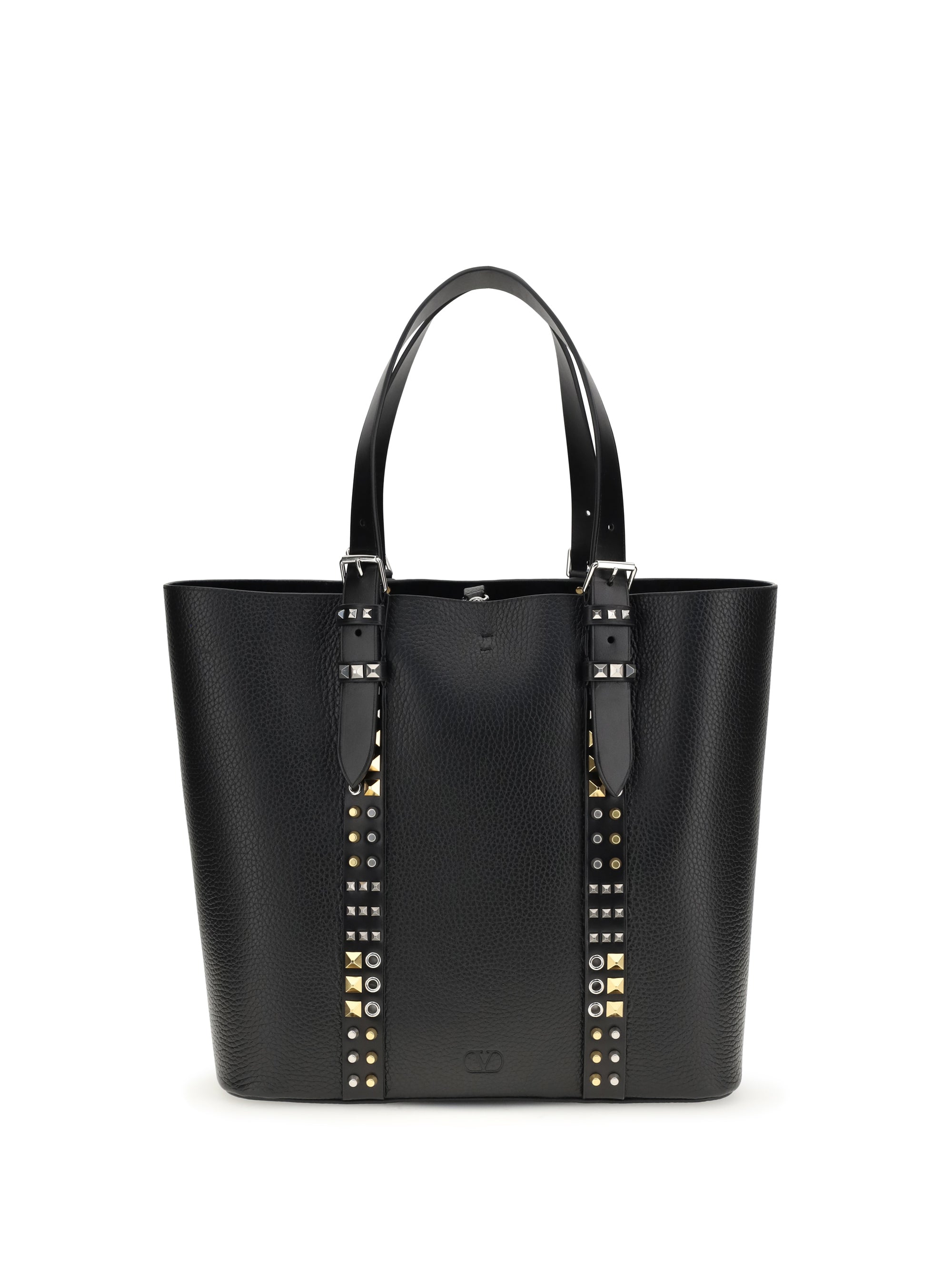 Valentino Garavani Rockstud Tote Bag — Black